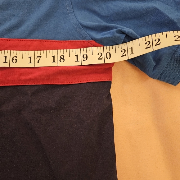 Blue and Red Polo‎ Shirt Front And Back Logos - Picture 3 of 6